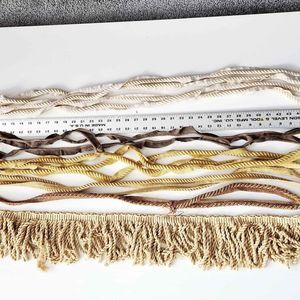 12 Yards Home Decor Sew DIY Costume Clothes Craft Quilt Gold Trim LOT